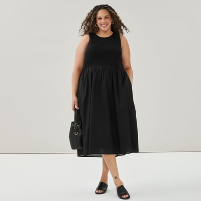 Joe Fresh Robe cami midi à fronces Femmes+ 1 ea, 49,00 $/1ch