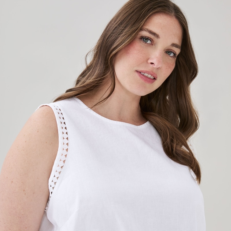 Joe Fresh Women+ Linen Cotton Tank - 1 ea | Your Independent Grocer