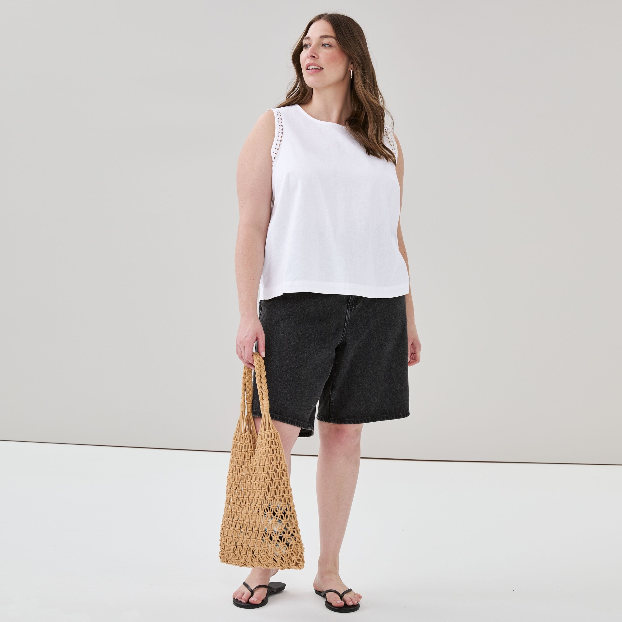 Cami en lin et coton Femmes+
