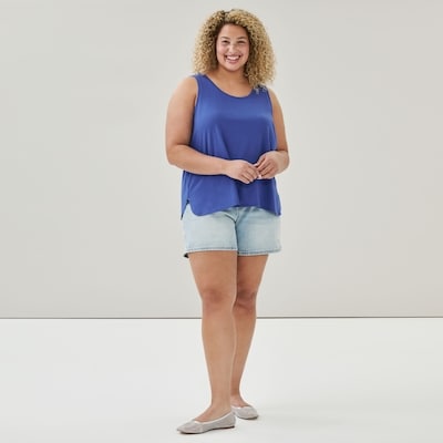 Women+ Relaxed Tank - Blue