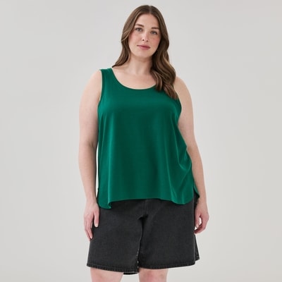 Cami décontractée Femmes+ - Vert Foncé