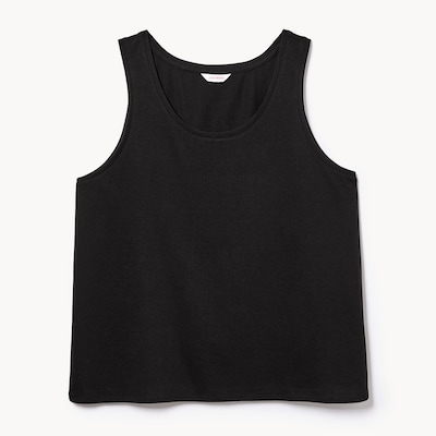 Women+ Relaxed Tank - JF Black