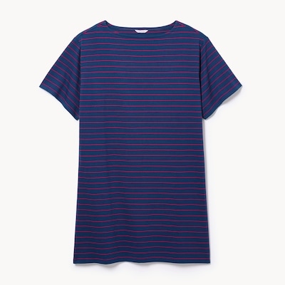 Women+ Striped T-Shirt Dress - Navy