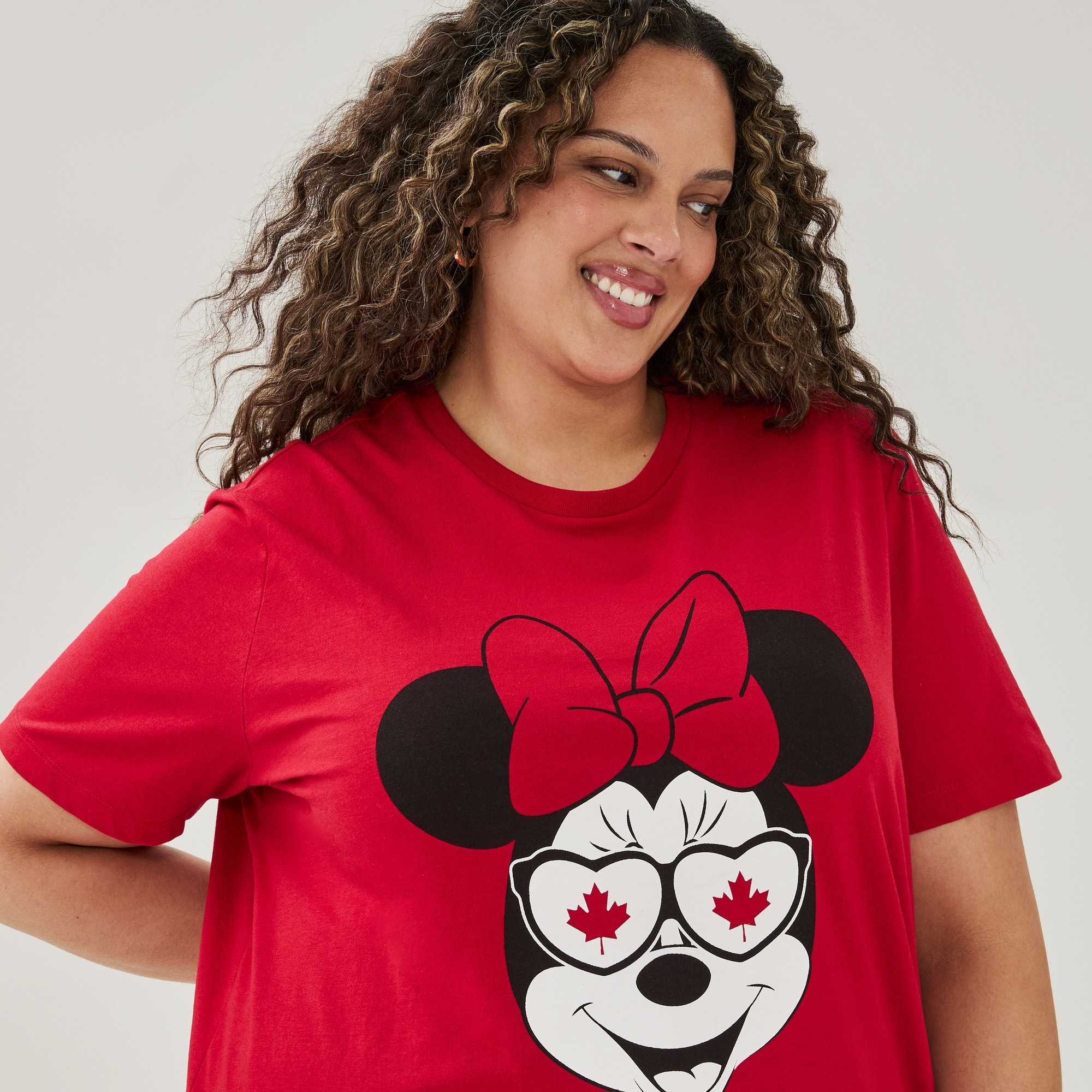 Women+ Disney Minnie Mouse Canada T-Shirt in Red from Joe Fresh