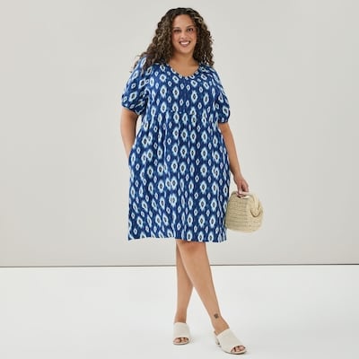 Joe Fresh Robe midi à manches bouffantes Femmes+ 1 ea, 39,00 $/1ch