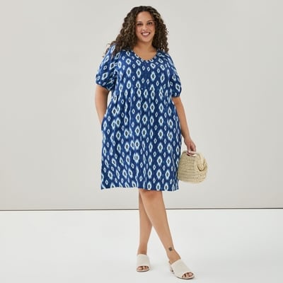 Joe Fresh Robe midi à manches bouffantes Femmes+ 1 ea, 39,00 $/1ch