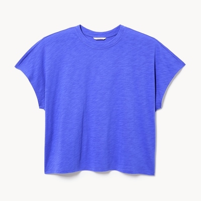 Women+ Washed Dolman T-Shirt - Blue