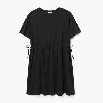 Women+ Drawstring Dress - JF Black