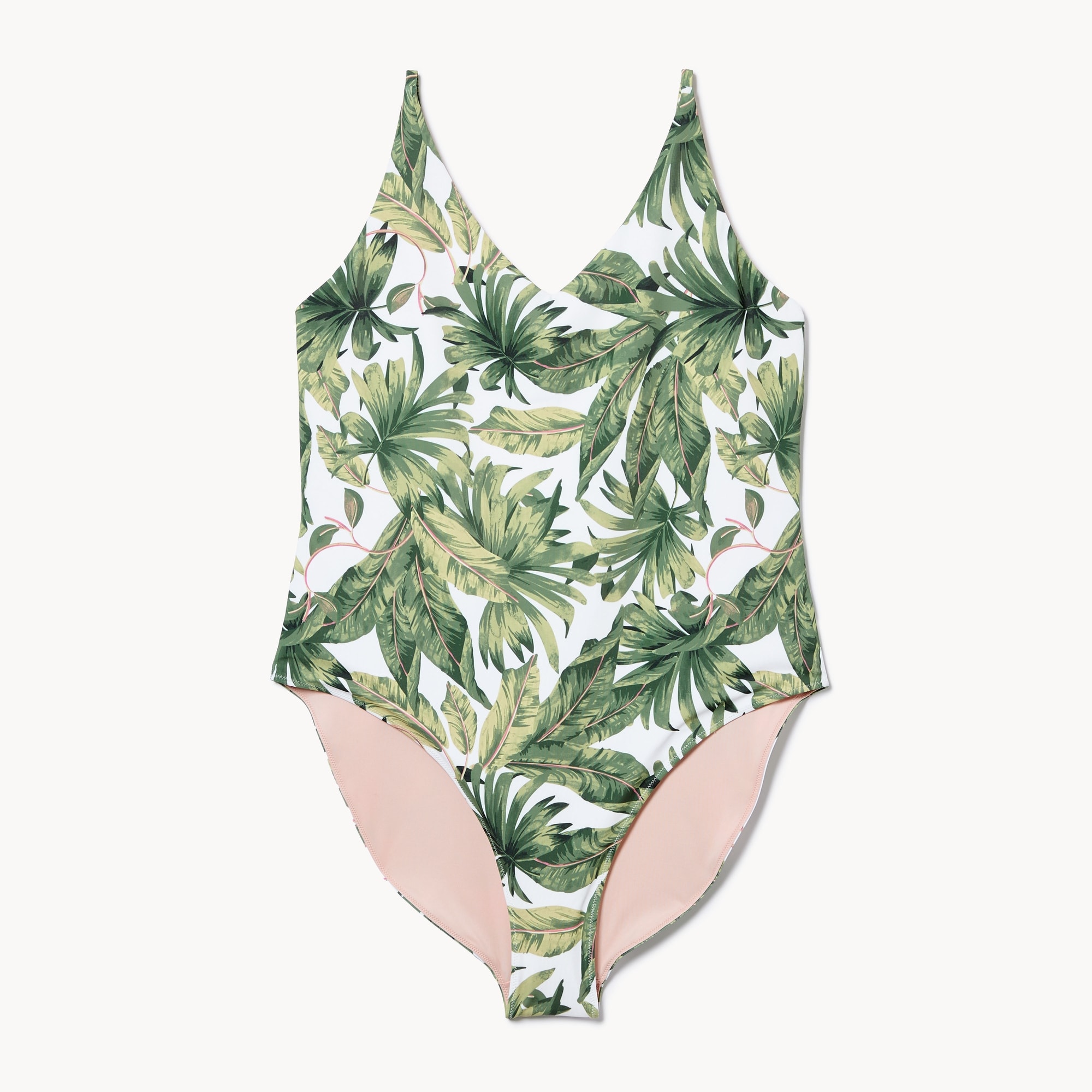 Women+ Printed V-Neck Swimsuit