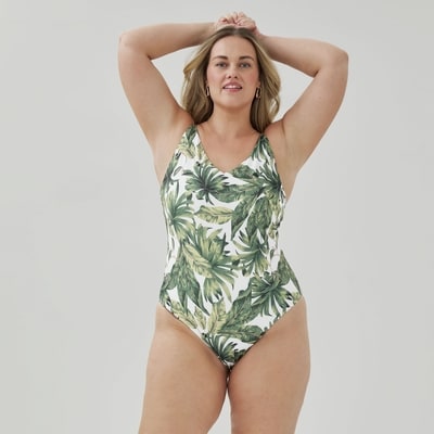 Joe Fresh Women+ Printed V-Neck Swimsuit 1 ea, $42.00/1ea