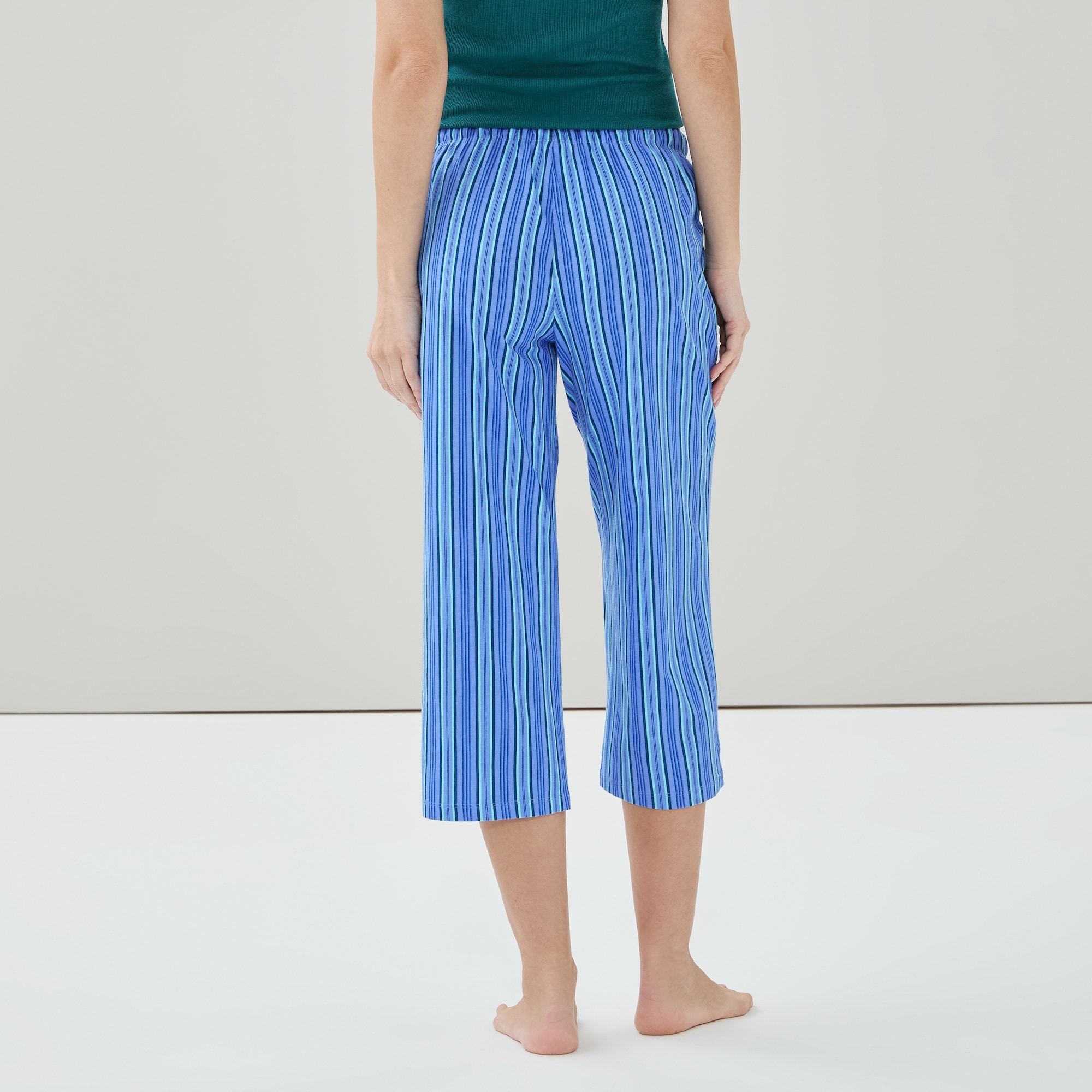 Printed Cropped Sleep Pant