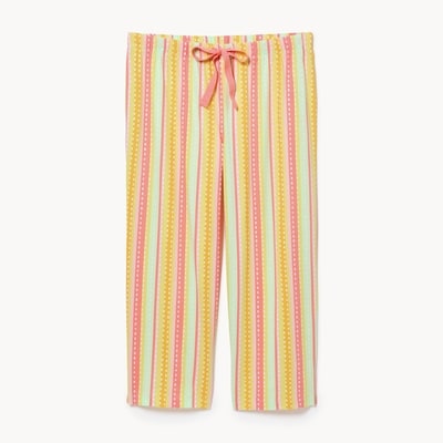 Pantalon de nuit court imprimé - Jaune Pâle