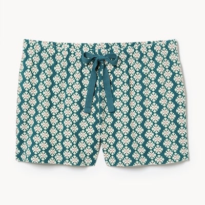 Printed Sleep Short - Dark Blue