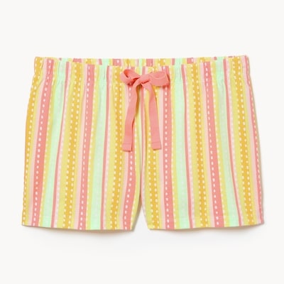 Printed Sleep Short - Light Yellow