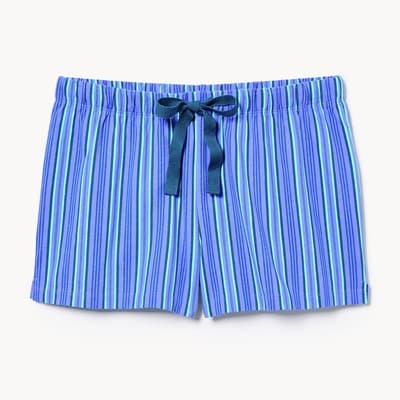 Short de nuit imprimé - Turquoise.