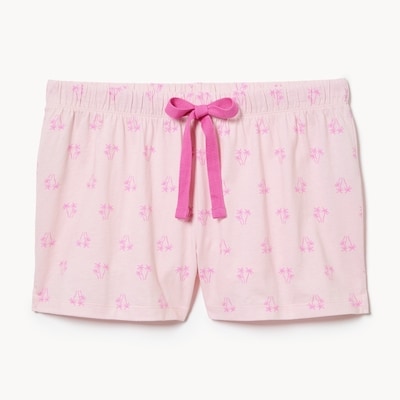 Printed Sleep Short - Light Pink