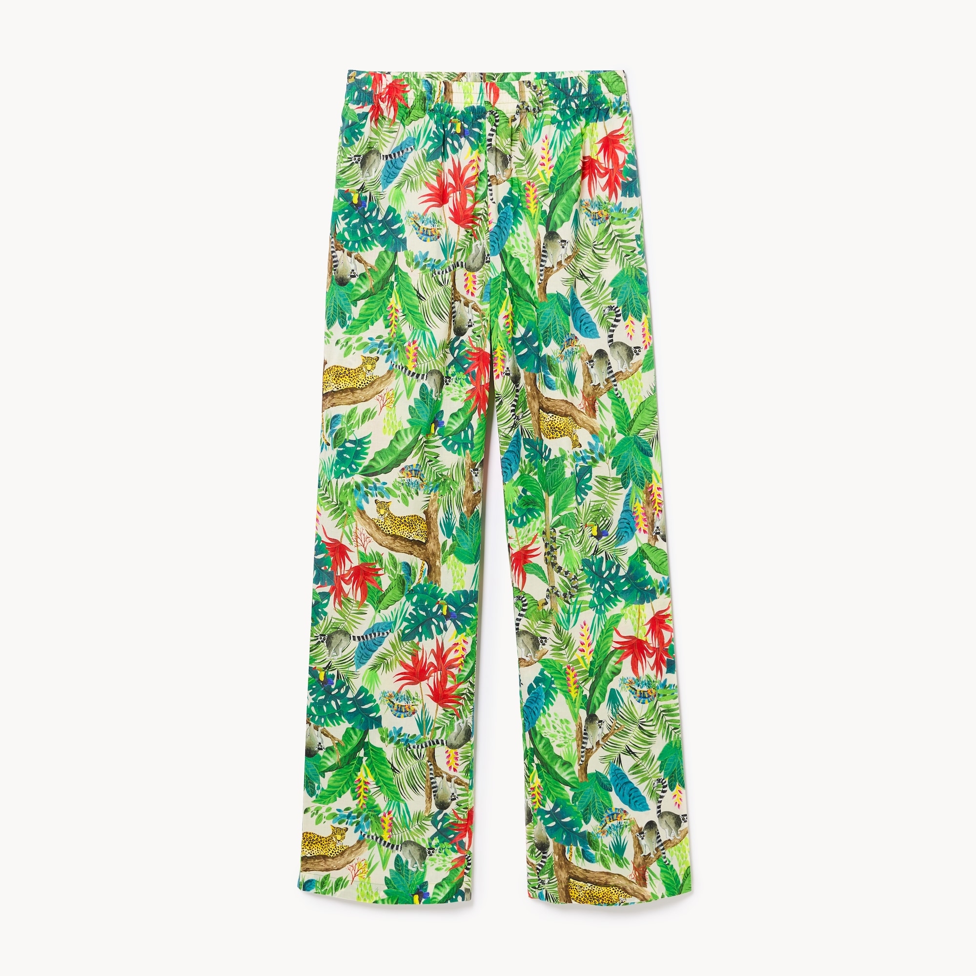 Pantalon de nuit imprimé en coton