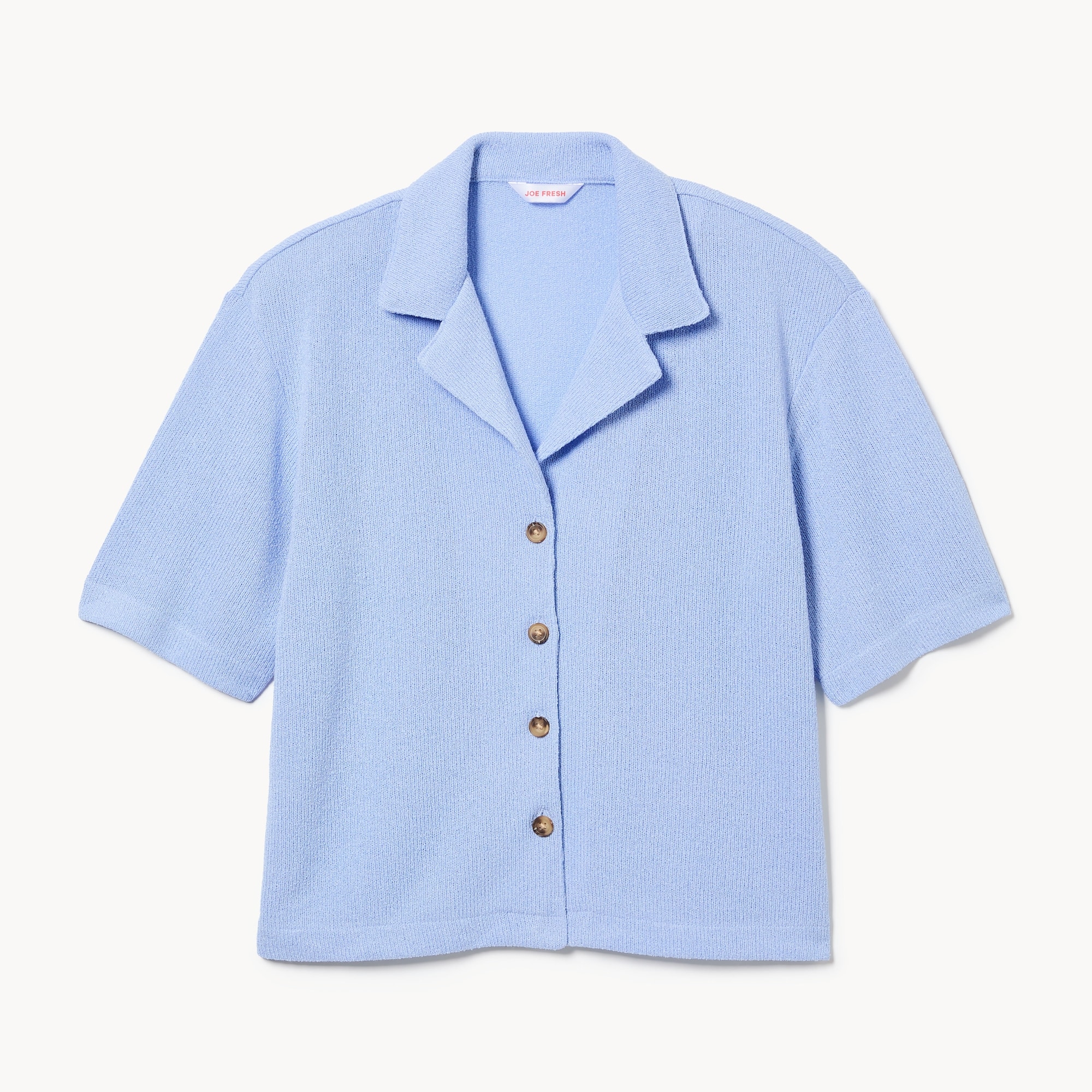 Chemise décontractée à col cubain