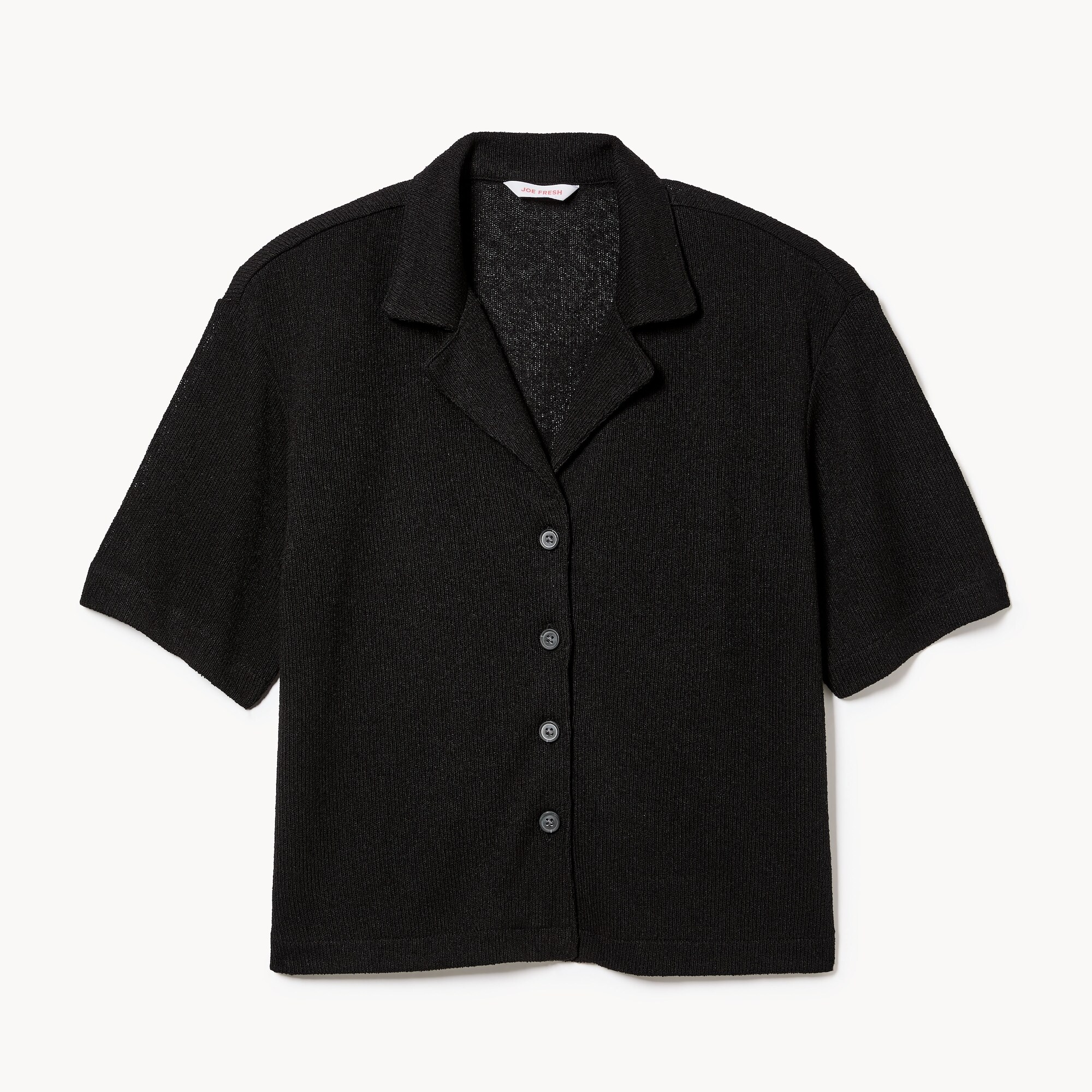 Chemise décontractée à col cubain