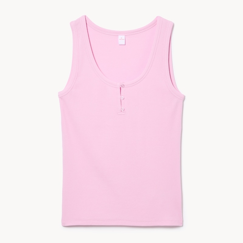Joe Fresh Modal Ribbed Henley Sleep Tank - 1 ea | Zehrs
