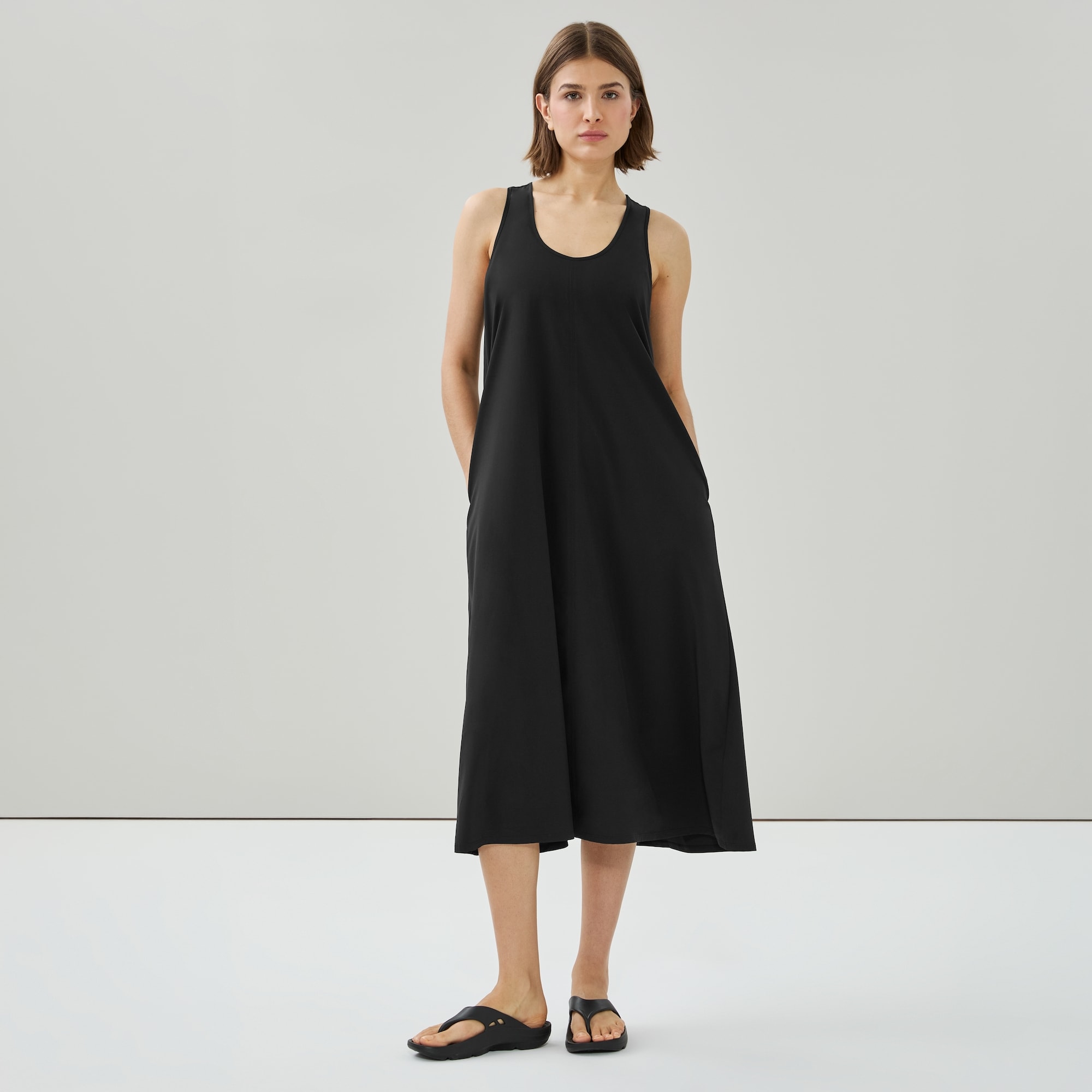 maxi dress joe fresh Tank Maxi Dress in Dark Pink from Joe Fresh