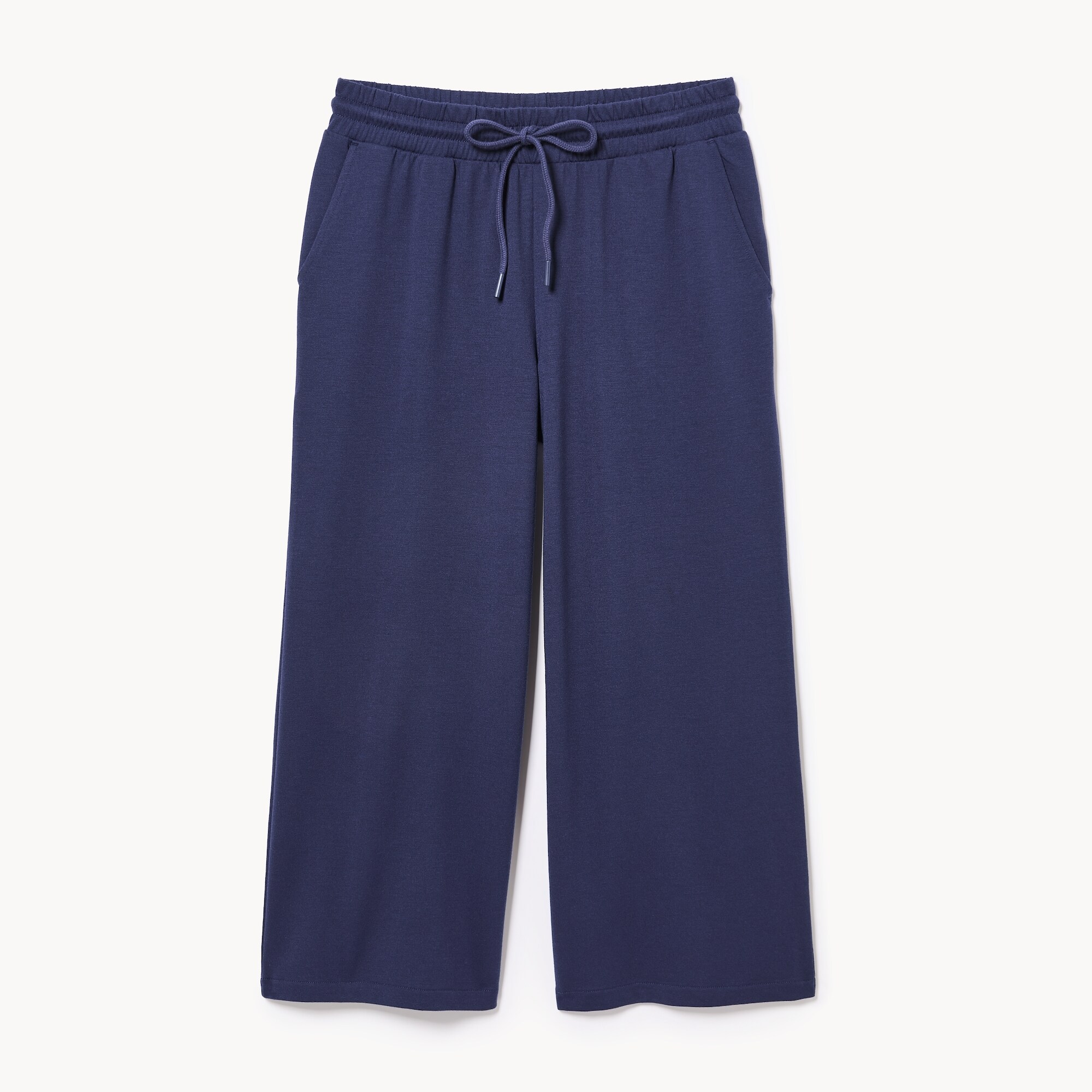 その他 020109 CALEE JAZZ NEP CROPPED PANTS L Active Cropped Wide Leg Pant in Navy from Joe Fresh