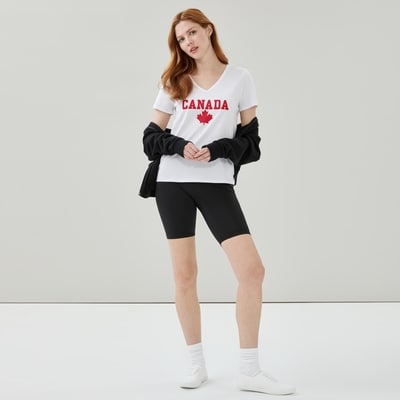Joe Fresh Active Canada V-Neck T-Shirt 1 ea, $15.00/1ea