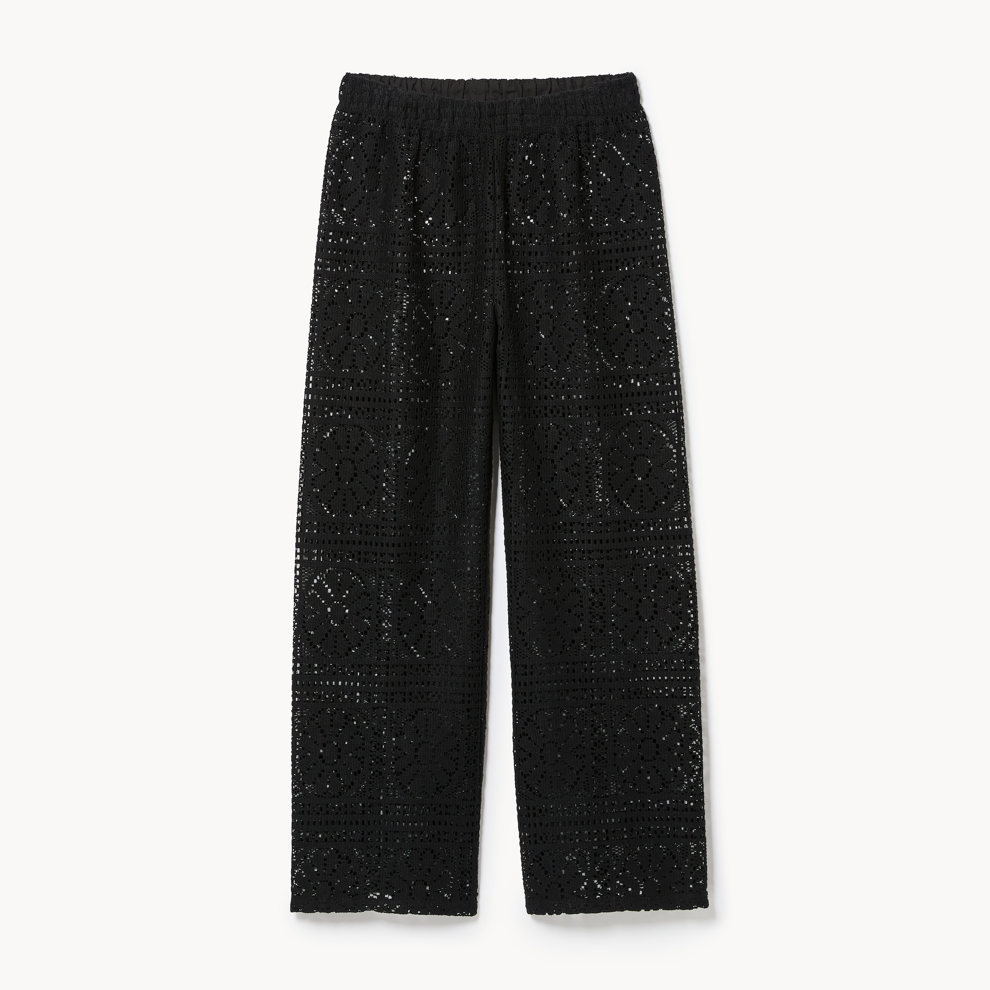 Crochet Cover-Up Pant in Black from Joe Fresh
