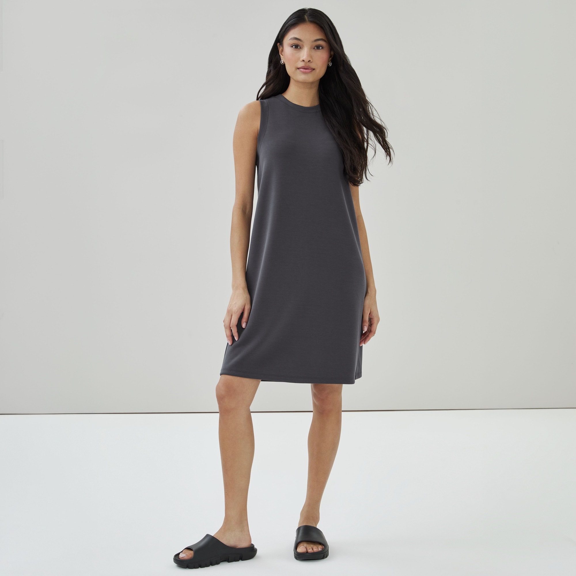 dark grey tank dress Sherri Hill 56445 Dresses