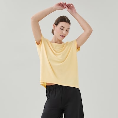 Active Essential Sandwash T-Shirt - Yellow