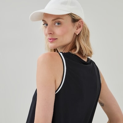 Active Moisture-Wicking Muscle Tank - Black