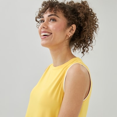 Active Moisture-Wicking Muscle Tank - Yellow