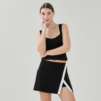 Active Wrap Skort - Black