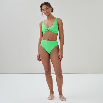 High Rise Bikini Bottom - Bright Green