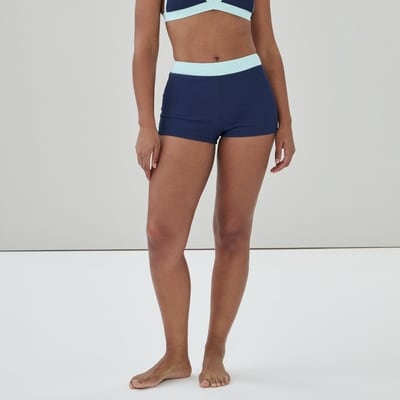 High Rise Swim Short - Navy