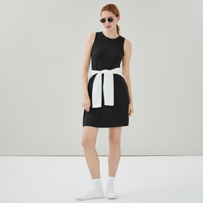 Minirobe cami sport - Noir