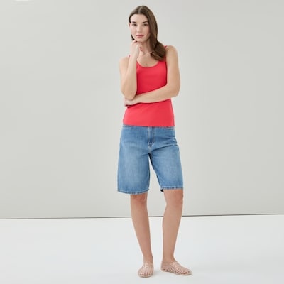 Organic Cotton Tank  - Red