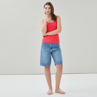 Organic Cotton Tank  - Red