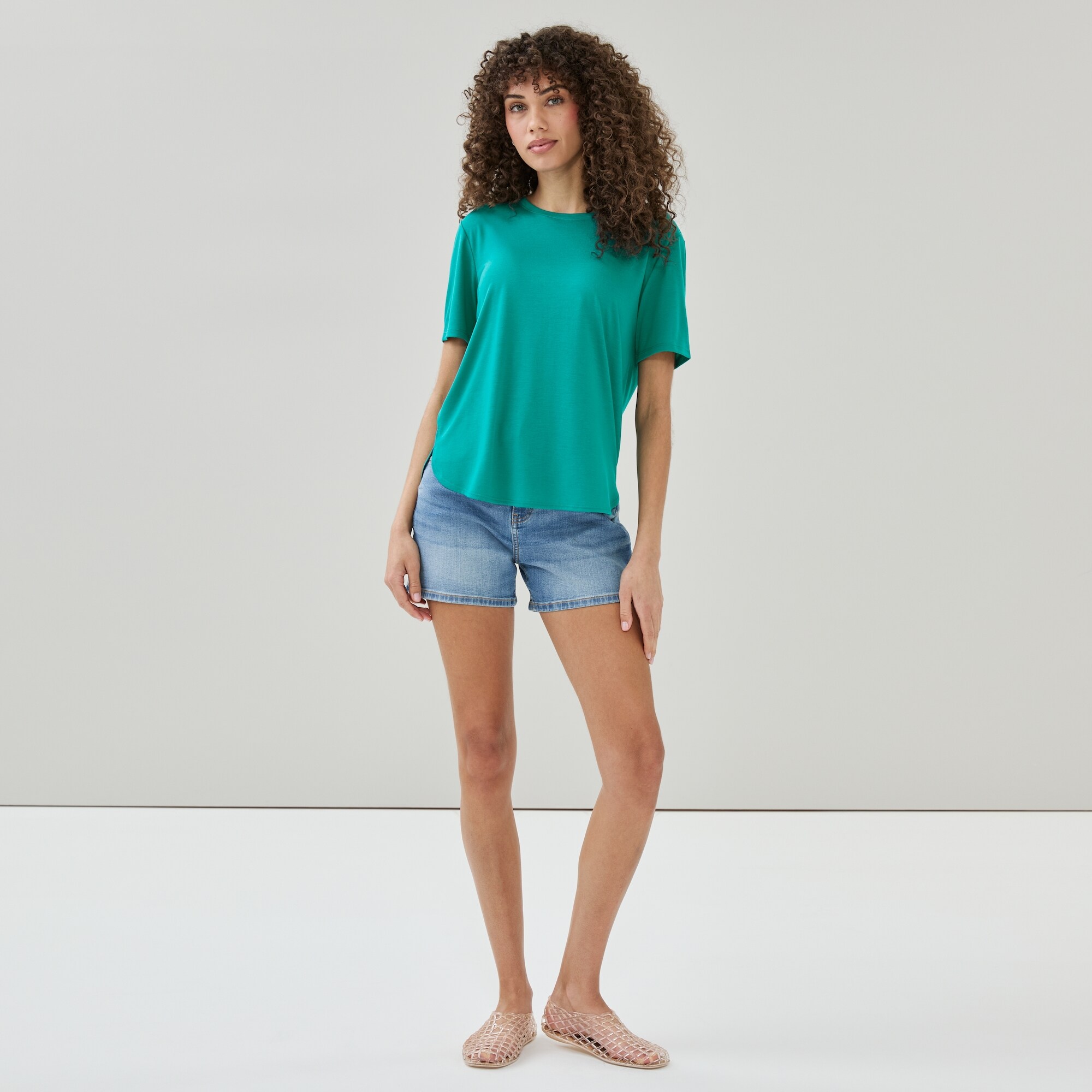 T-shirt ras du cou décontracté