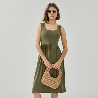 Tank Dress - Olive