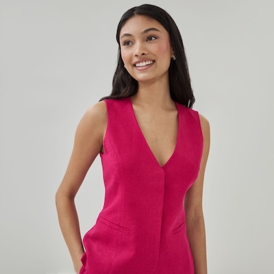 Joe Fresh Linen Blend Vest 1 ea, $45.00/1ea