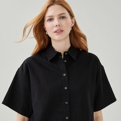 Joe Fresh Linen Cotton Button-Up Shirt - 1 ea | Zehrs