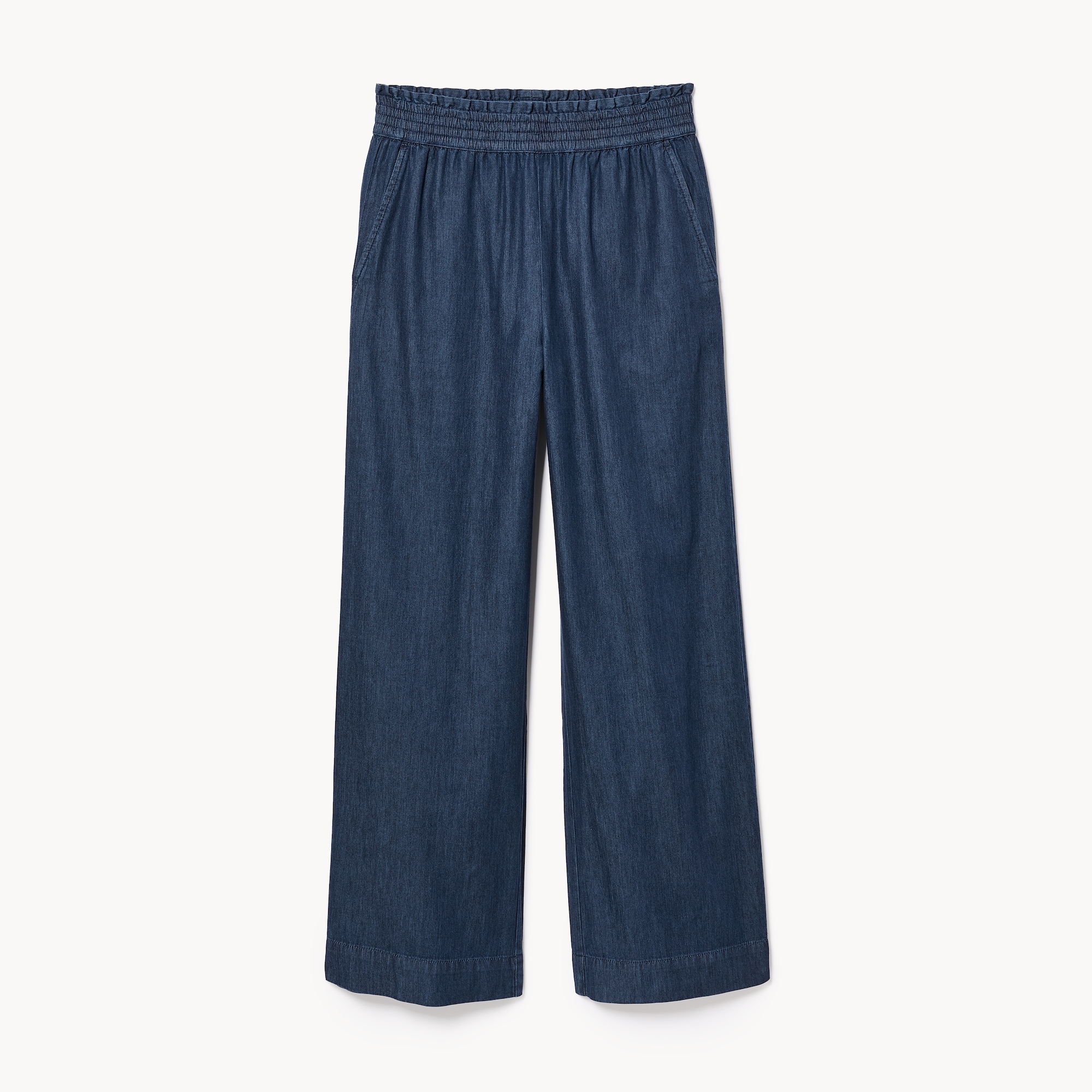 Chambray Dark Wash Pull-On Pant in Dark Wash from Joe Fresh