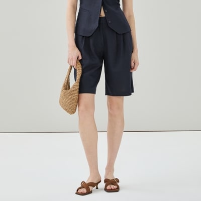 Joe Fresh Linen Blend Pleated Short 1 ea, $35.00/1ea