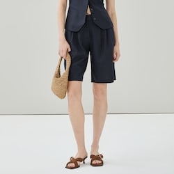 Joe Fresh Linen Blend Pleated Short 1 ea, $35.00/1ea