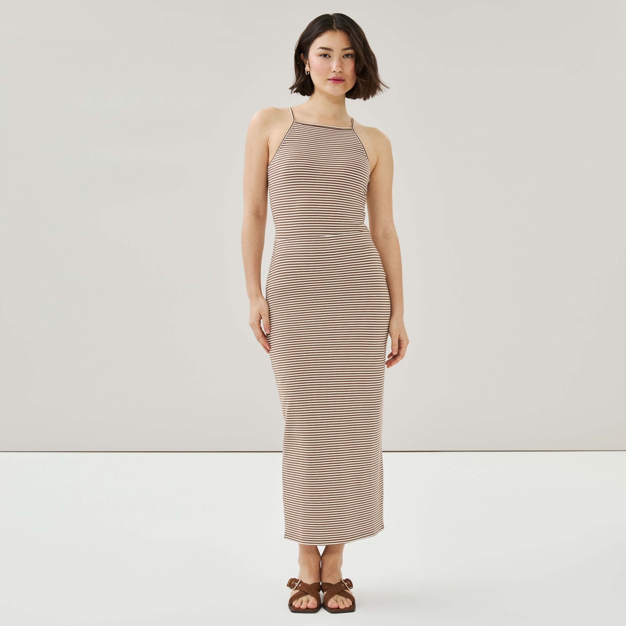 Jupe maxi rayée