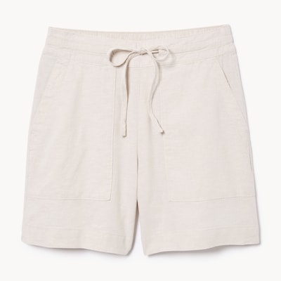 Cotton Linen Utility Short - Linen