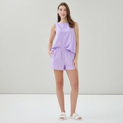 トップス Apolina Barbara Short Set - Lavender トップス Apolina Barbara Short Set - Lavender Cotton woven