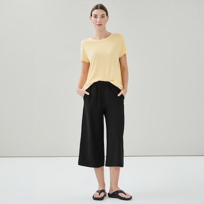 Pantalon court tout-aller - Noir