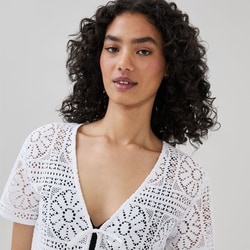 Joe Fresh Crochet Cover-Up Cardigan - 1 ea | Dominion Stores of